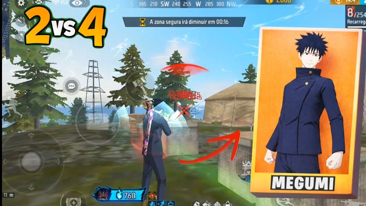 AMASSEI NO DUO VS SQUAD COM O CONJUNTO DO 