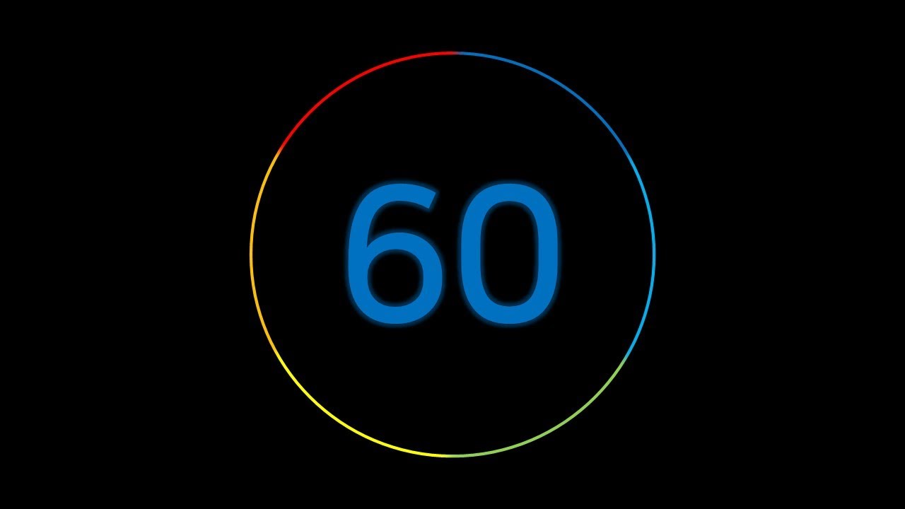 60 Second Timer with Music