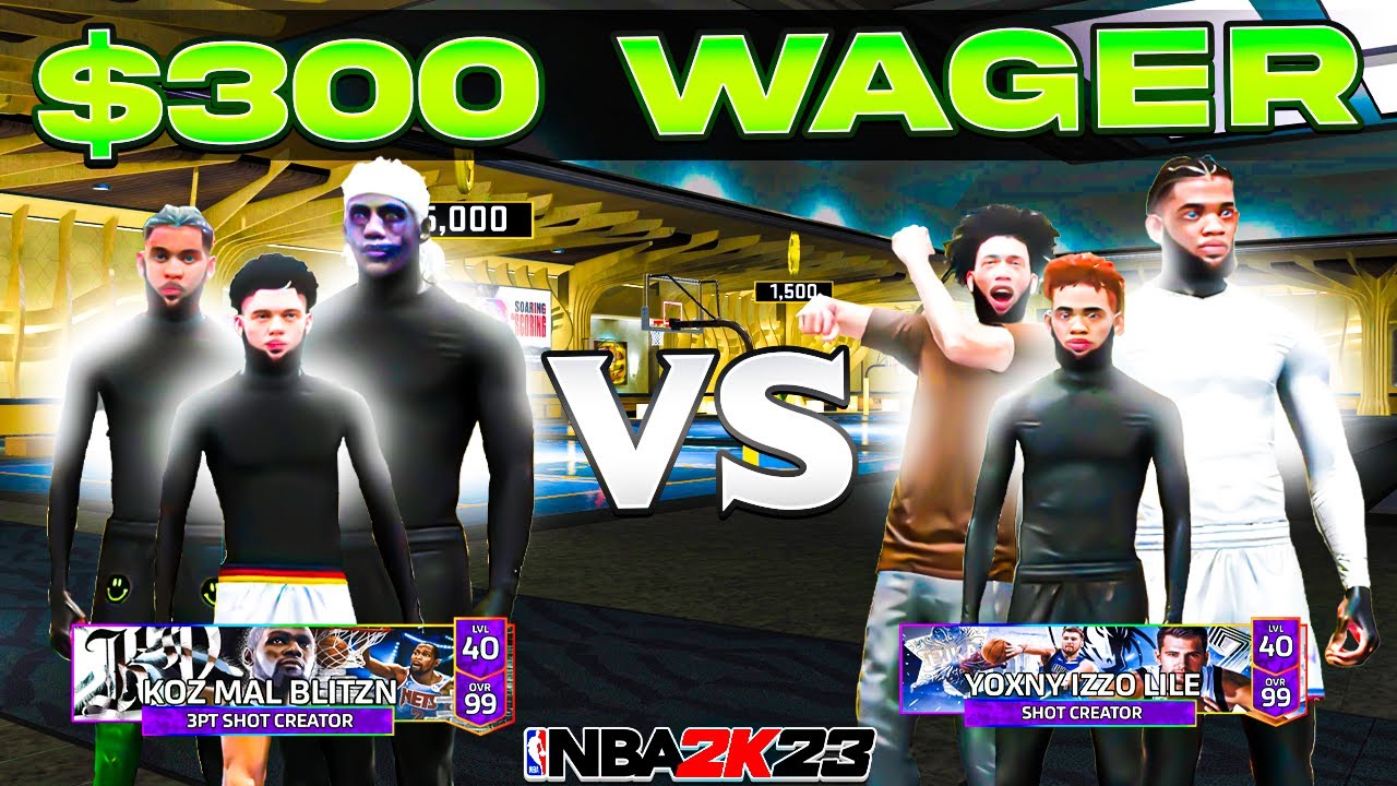 I WAGERED THE BEST XBOX TEAM FOR A 300 POT WAGER!! Nba 2k23