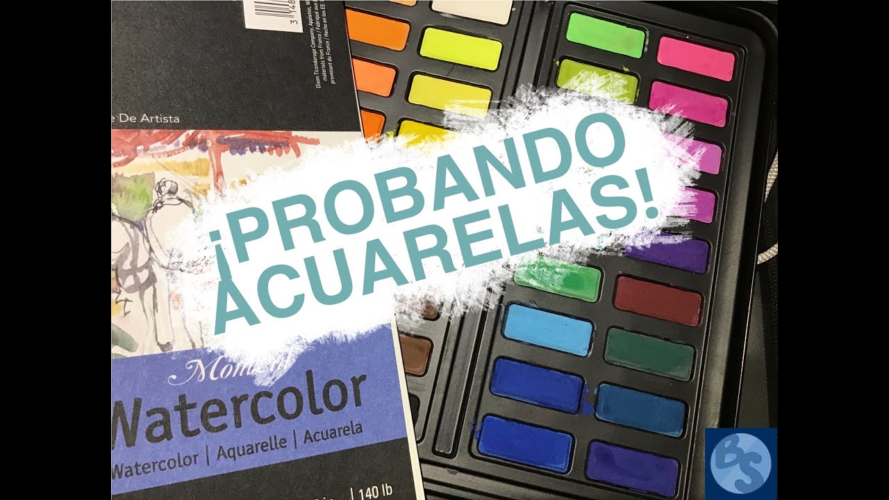 ¿LAS MEJORES ACUARELAS PARA PRINCIPIANTES? - Probando acuarelas Giorgione + cuaderno para acuarelas!