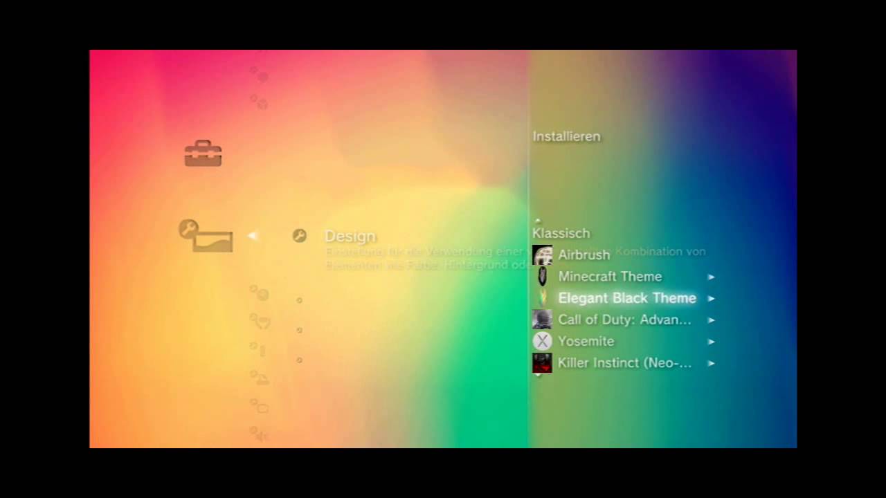 PS3 Hintergrundbild Ändern/Tutorial