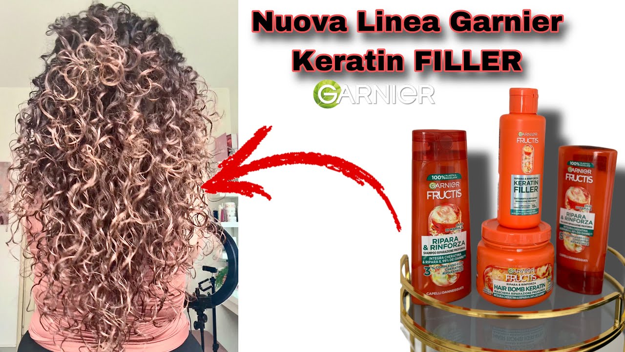 NUOVA LINEA KERATIN FILLER  DI GARNIER! PROVO CON VOI