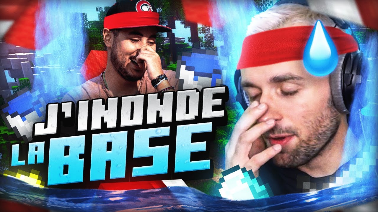 J'INONDE LA BASE ! 😓 (Minecraft Bed Wars)