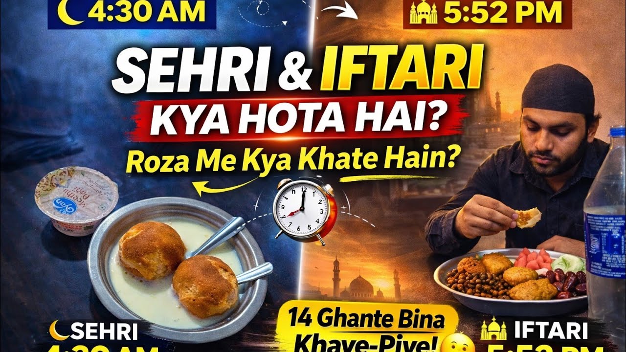 Roza Me Subah Kya Khate Hain? | Sehri Se Iftari Tak Vlog