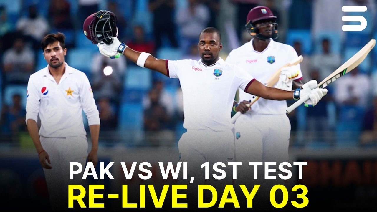 🔴 - 𝐑𝐄𝐋𝐈𝐕𝐄 | Pakistan vs West Indies | 1st Test | Day 3 | Test Series 2016 | M3L1K