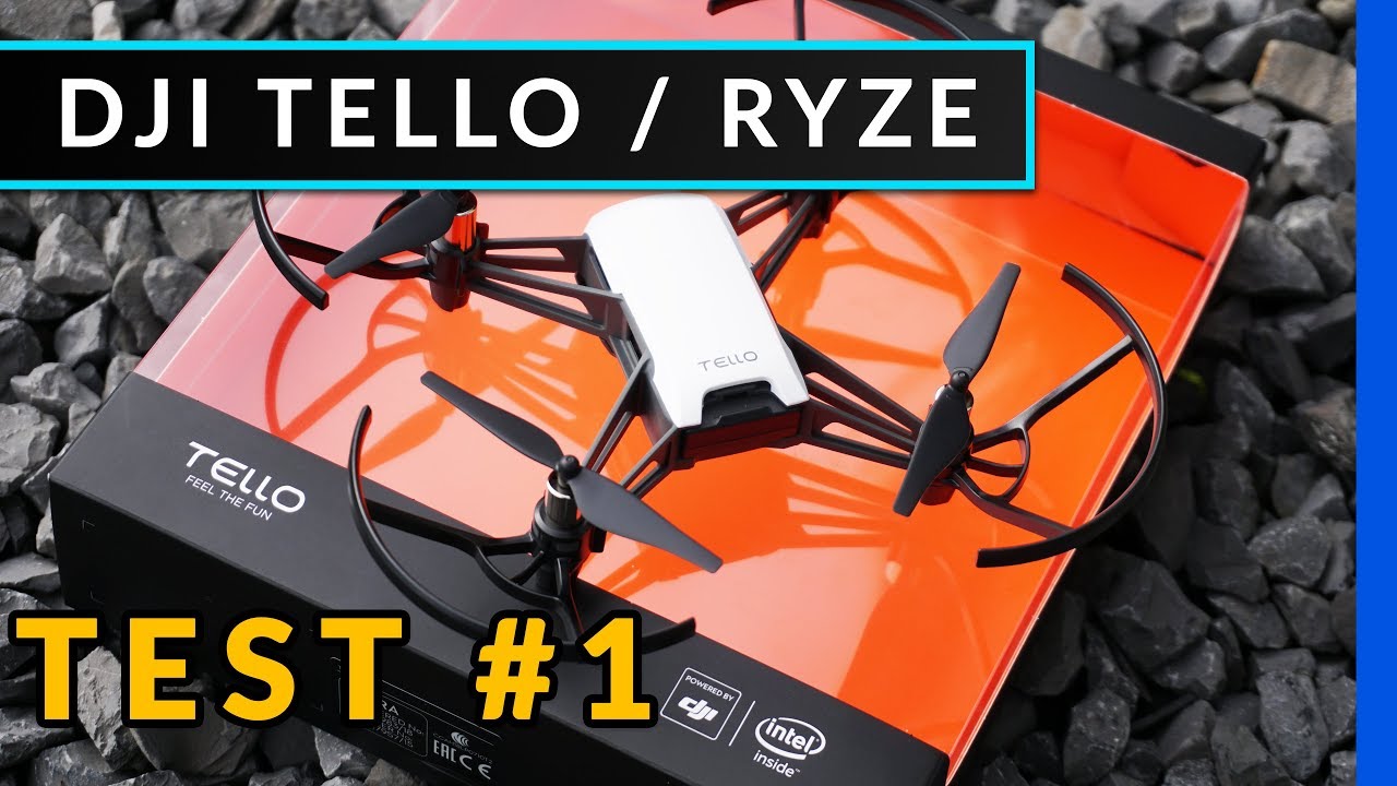 Dji Tello Drohne für 100€ von Ryze Tech – Unboxing & Test #1 [deutsch]