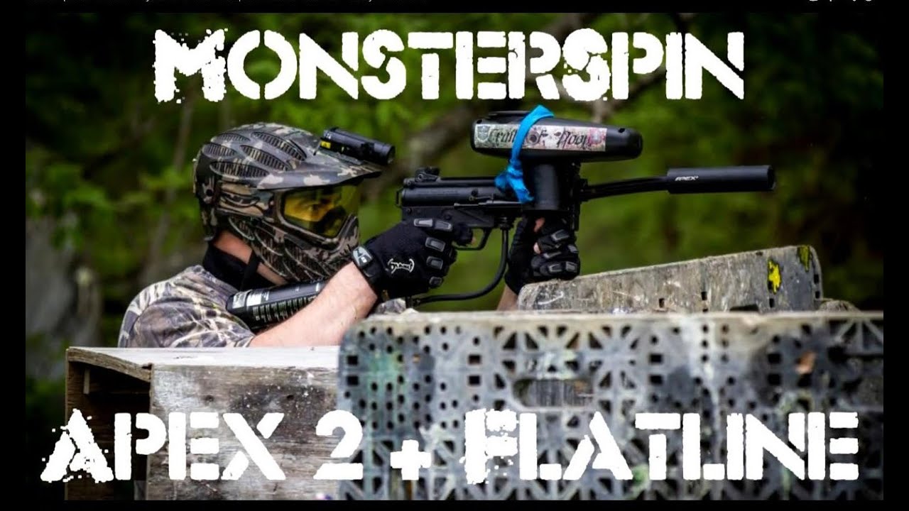 MonsterSpin Paintball Barrel System! Flatline PLUS Apex 2 Flattest Shots Ever + Crazy Dive Bombs!