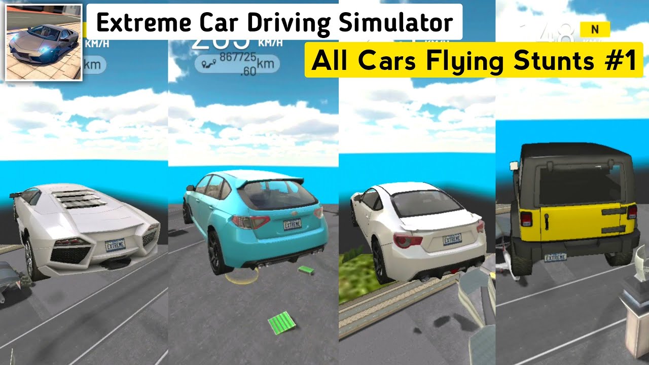 Extreme Car Driving Simulator All Cars Flying Stunt 2021 - Best Mobile Car Game