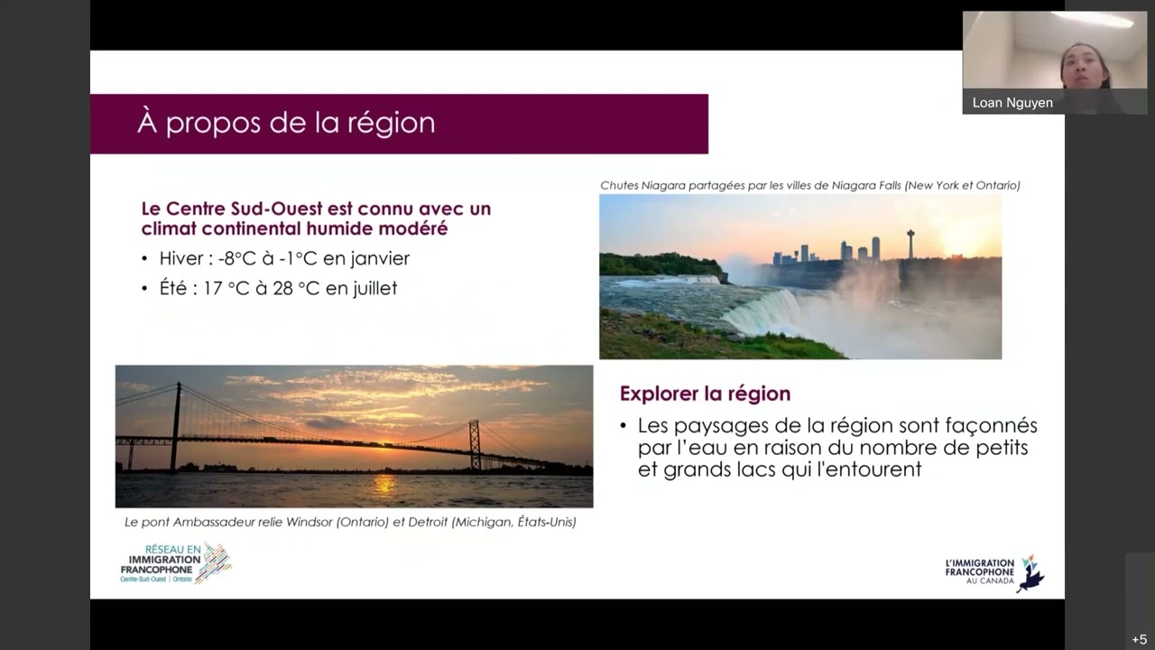 Webconférence : Vivre en français dans le Centre Sud-Ouest de l'Ontario