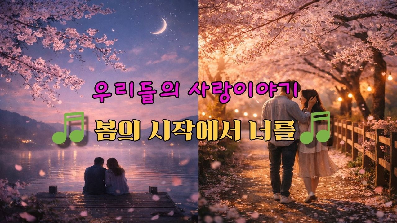 [사랑 발라드] 🌸봄의 시작에서 너를 / 봄이 시작되던 날, 우리가 사랑이 된 순간🌸이게 사랑일까 봄인가 봐 / #봄노래#봄감성#설렘주의#첫사랑#연애시작#고백송#감성발라드