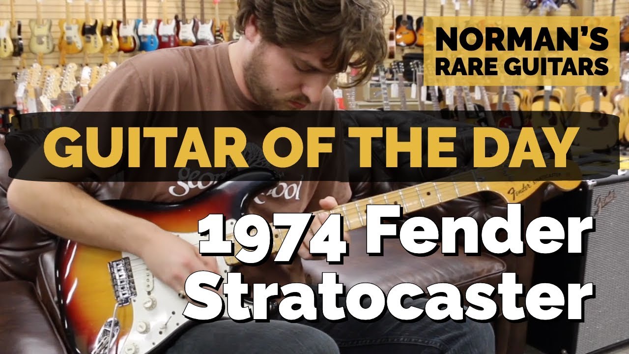 Гитара дня: Fender Stratocaster 1974 года | Редкие гитары Нормана