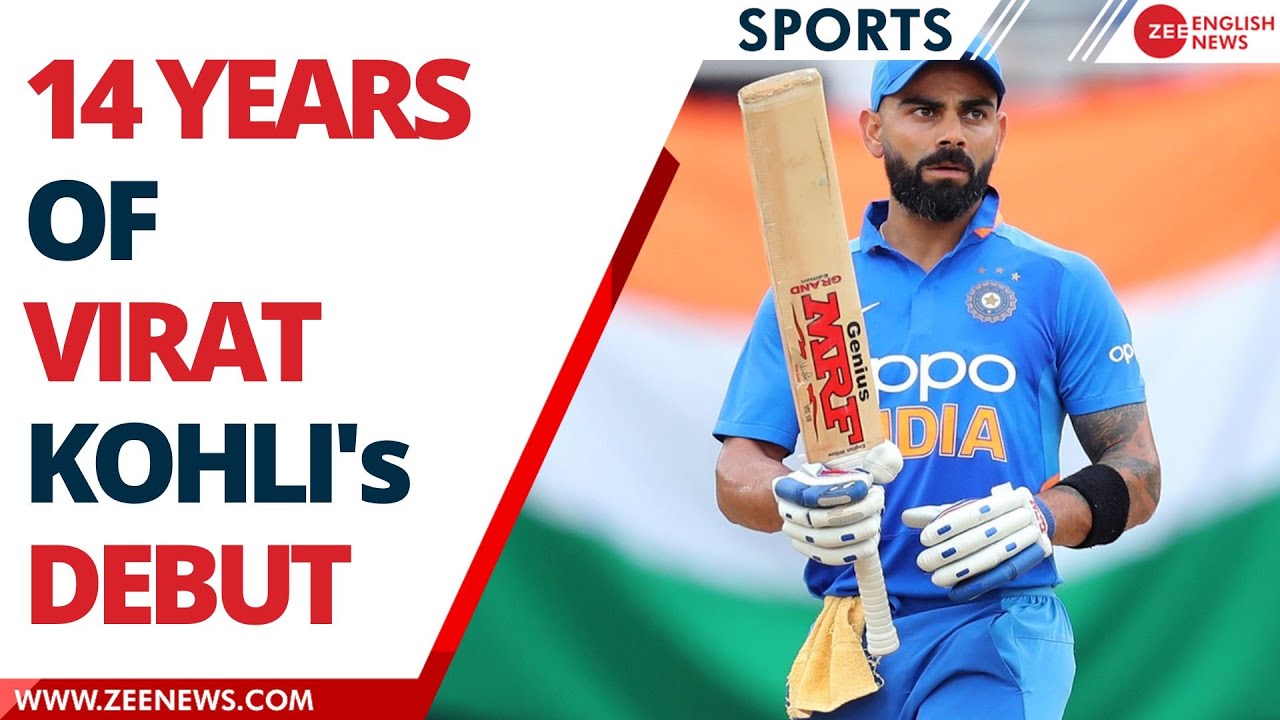 Virat Kohli completes 14 years in International Cricket | Zee English News