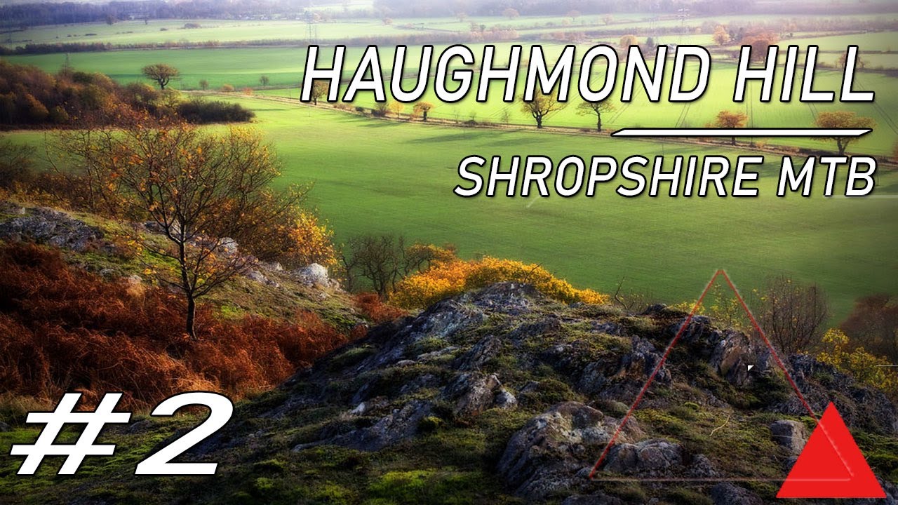 Mountain Biking down Haughmond Hill On our 1st Red Run - Shropshire MTB