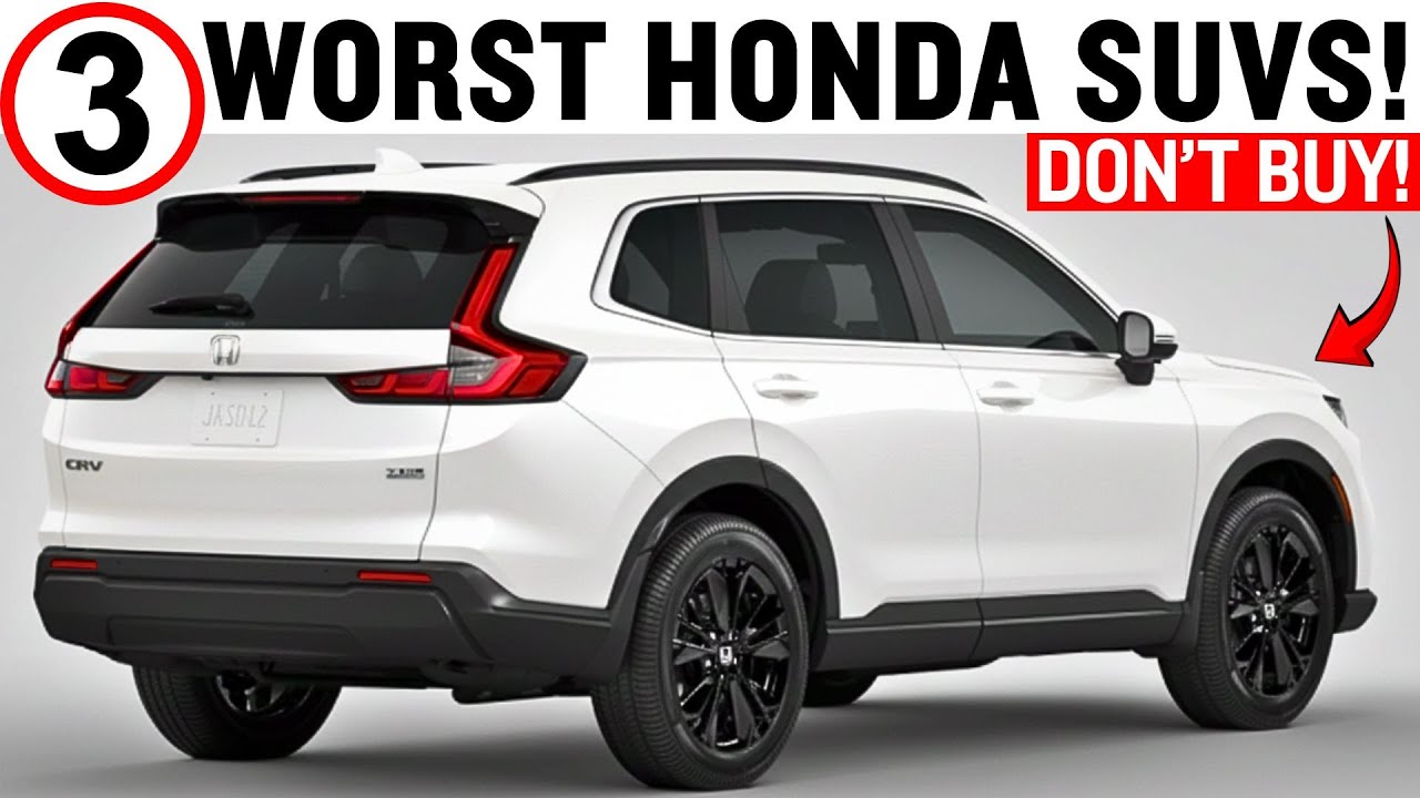 3 Worst & 3 Best Honda SUVs You Should Buy This 2025!