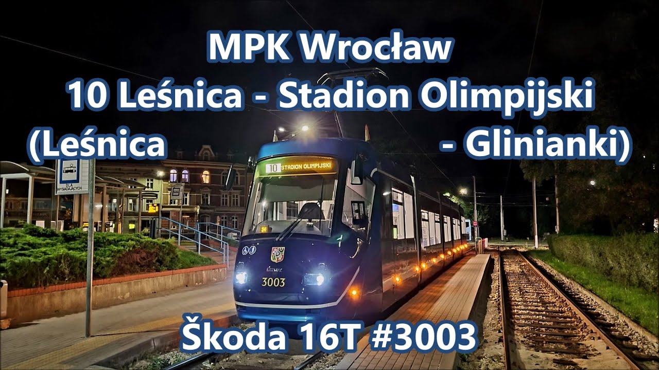 MPK Wrocław - Škoda Elektra 16T #3003, linia 10