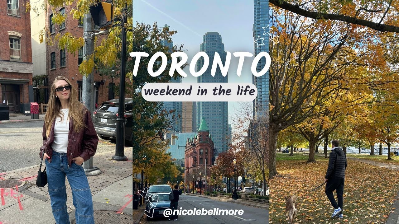 Toronto Vlog | autumn in the city 🍂 exploring the well, st. lawrence market, parks & more