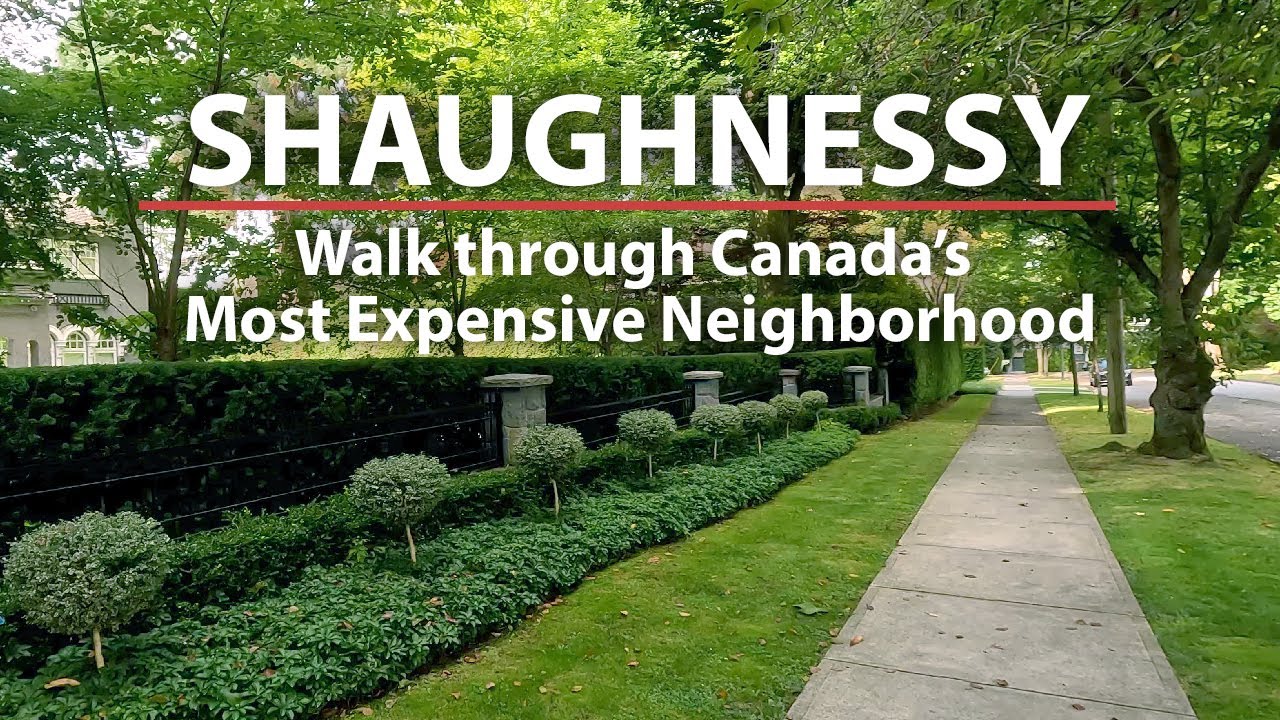 Neighborhood Walk through First Shaughnessy, one of Vancouver's oldest & most exclusive areas
