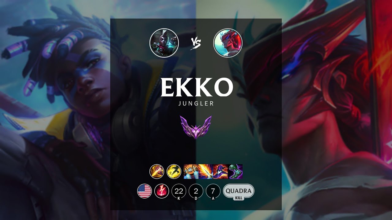 Ekko Jungle vs Yone - NA Master Patch 12.12
