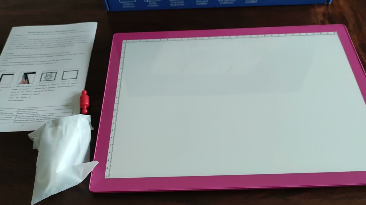 Wiederaufladbar LED A4 Leuchttisch Grafiktablett Light Pad Digitales Tablet Copyboard, Gut geeignet