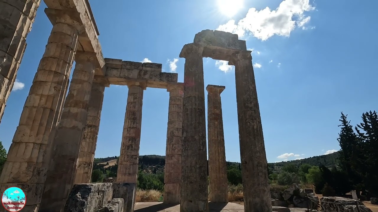 Ανακαλύπτοντας τη Μαγευτική Νεμέα:Ναός,Μουσείο και Στάδιο NEMEA Temple,Museum walkingpaths.foodideas