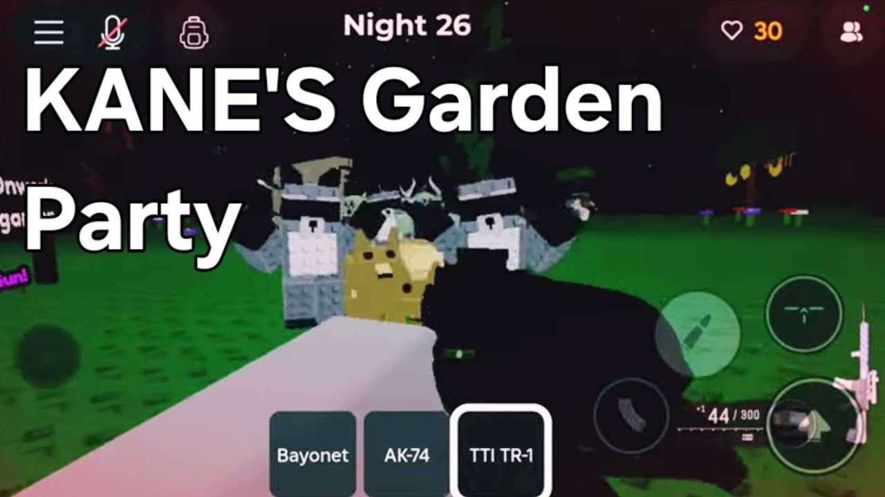 Kane's 99 Nights in the Garden 