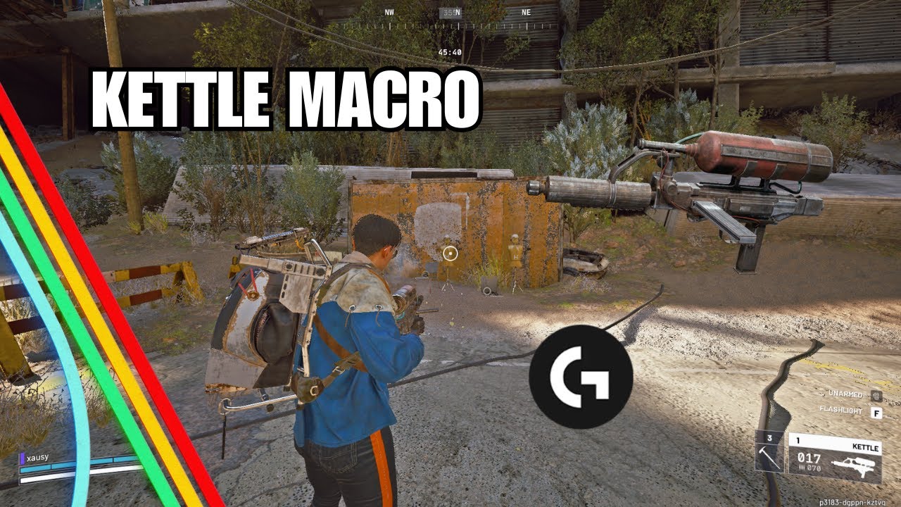 How to setup Kettle Macro in arc raiders (GHUB)