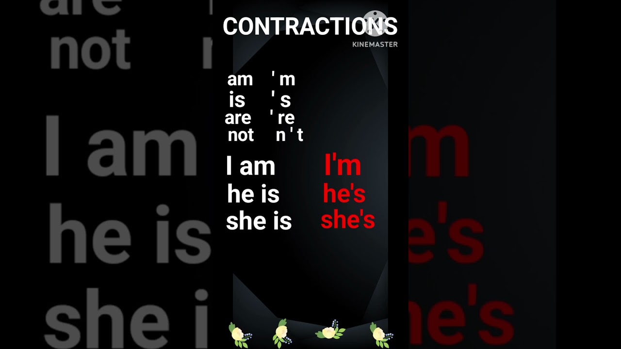 Contractions | Learning English