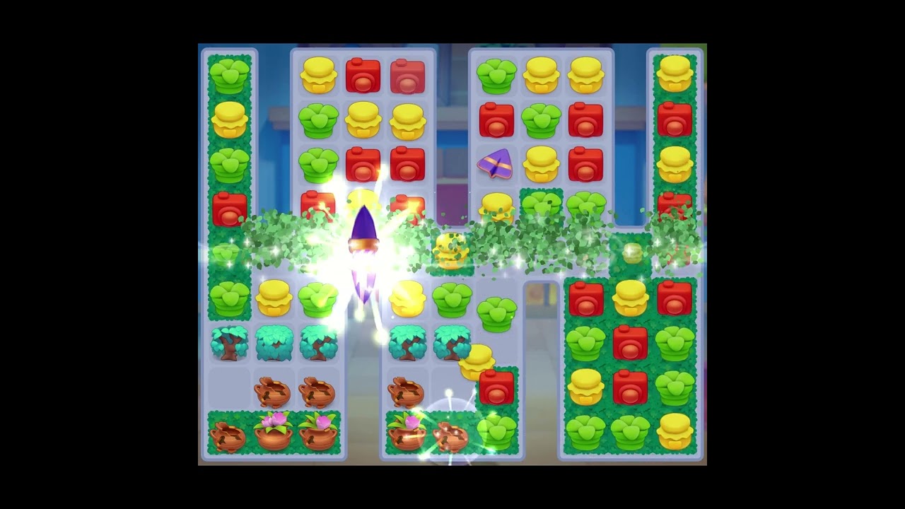 Merge Gardens - puzzle crafted by PuzzleMove #puzzle #game #design #match3