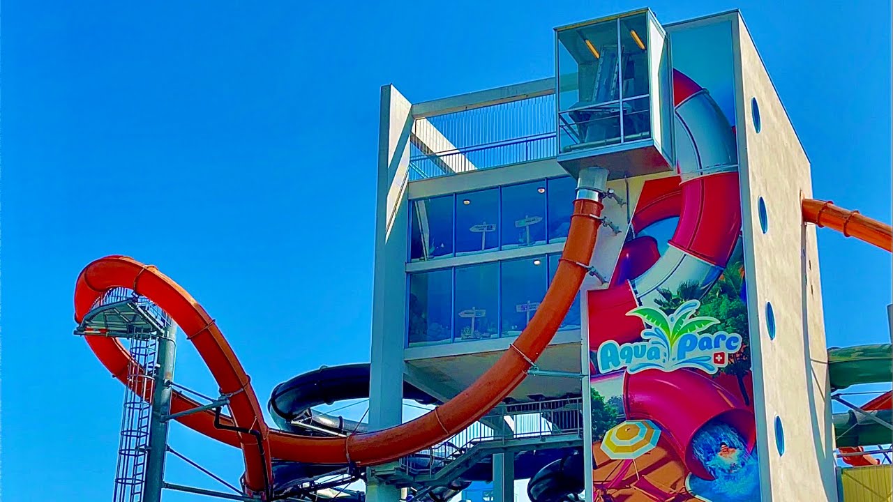 The Most Intense 360° Looping Waterslide Ever Built | Aquaparc 🇨🇭