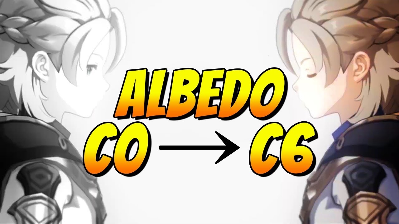 ALBEDO VIDEO C0~C6 BUILD TEST - GENSHIN IMPACT