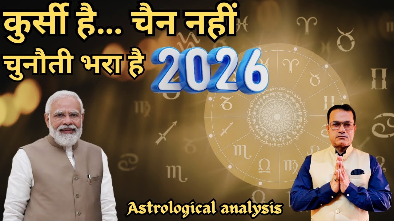 2026 नरेंद्र मोदी के जीवन का निर्णायक मोड़ क्यों है? Astro Analysis