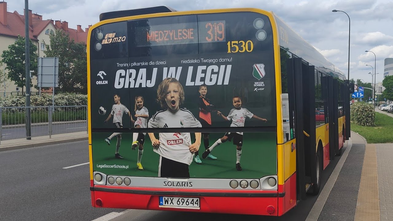 Linia 319 - Solaris Urbino 12 III #1530 ( MZA Warszawa )