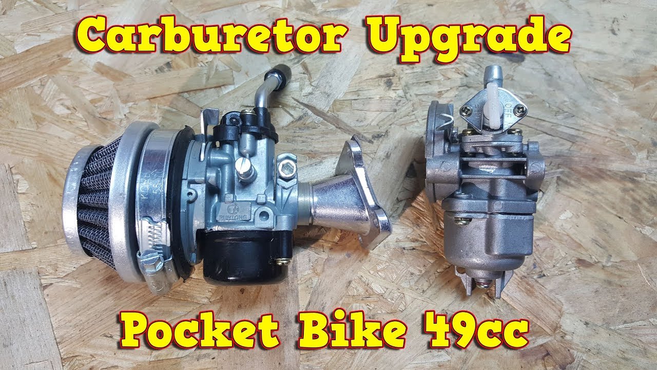 Carburetor Upgrade to 19mm in 49cc Pocket Bike Engine - Instructions