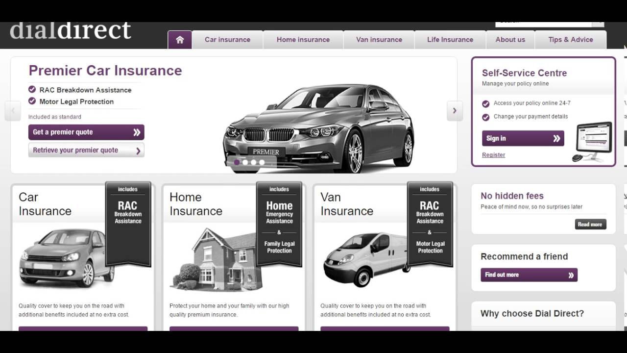 Car Insurance   Dial Direct