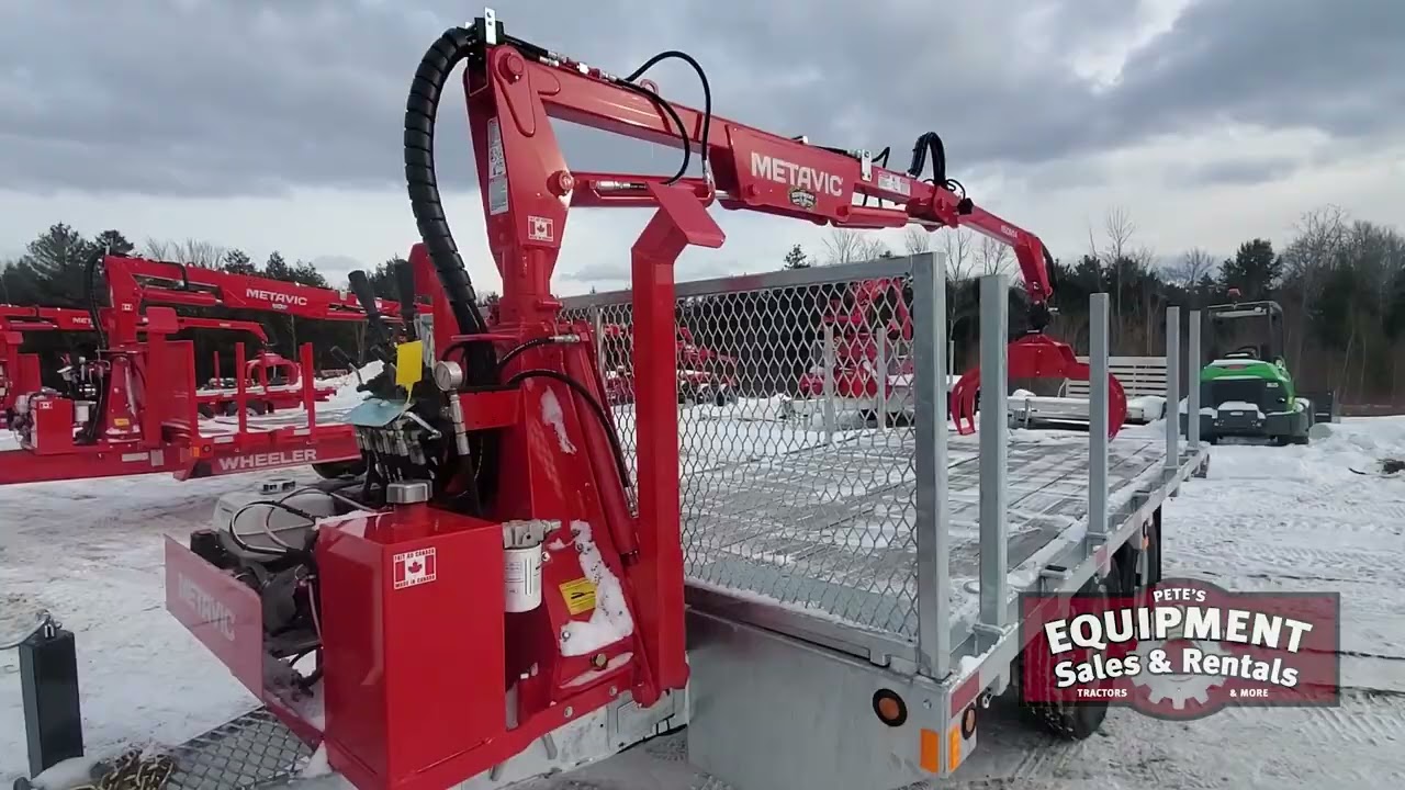 Metavic - Compact 14 Logging Trailer with 14' Loader