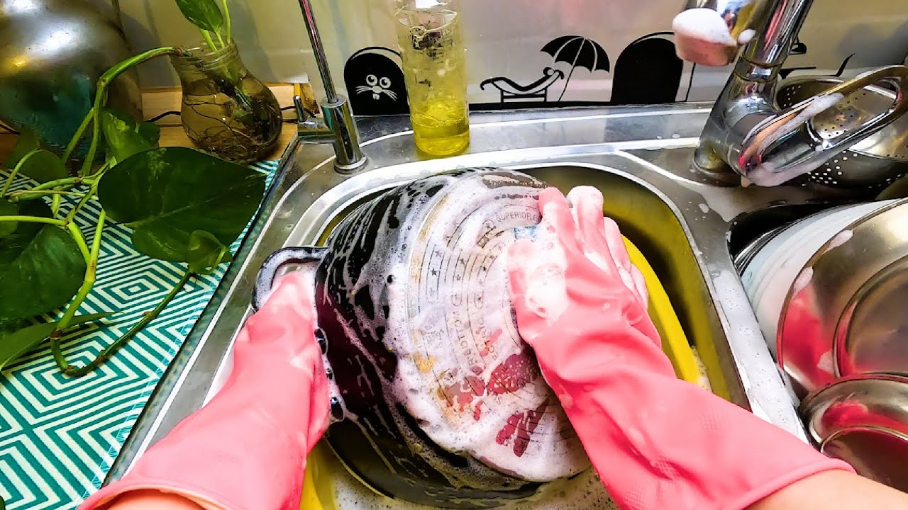 POV Washing Dishes 🍽️🧼 | Loads of Dirty Dishes! Super Relaxing ASMR 💦