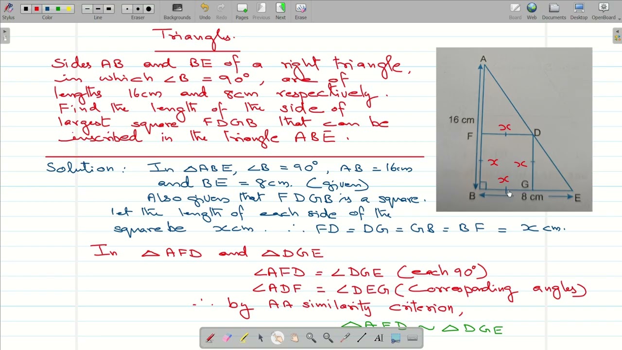 SIMILAR TRIANGLES