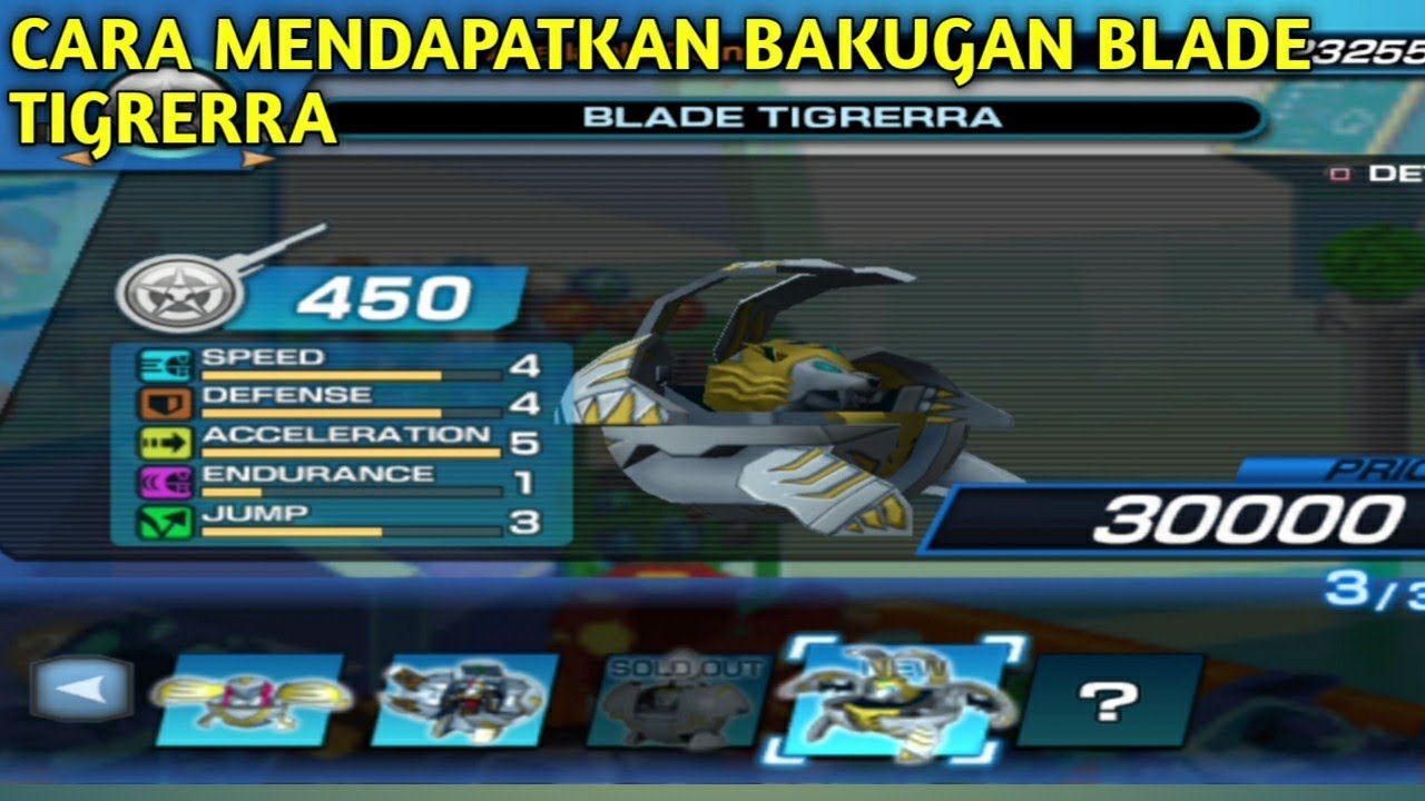 unlock bakugan BLADE TIGRERRA