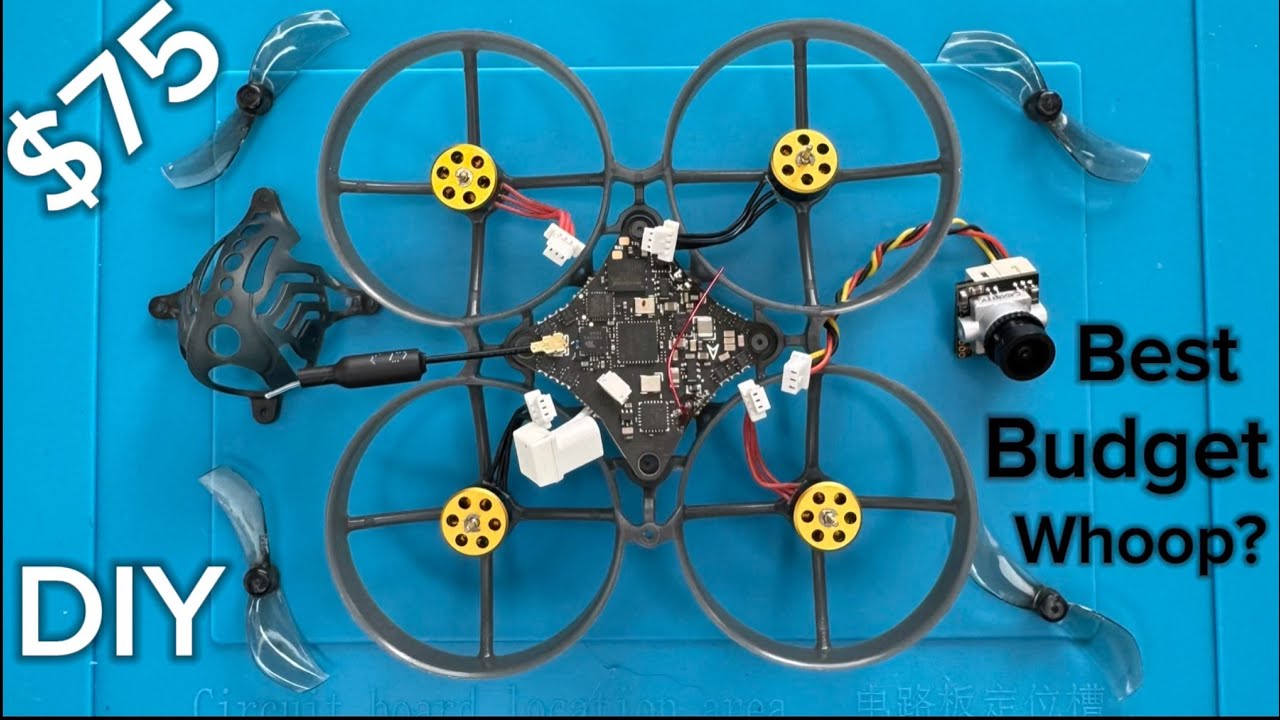 Сборка 75-миллиметрового Tiny Whoop менее чем за 75 долларов