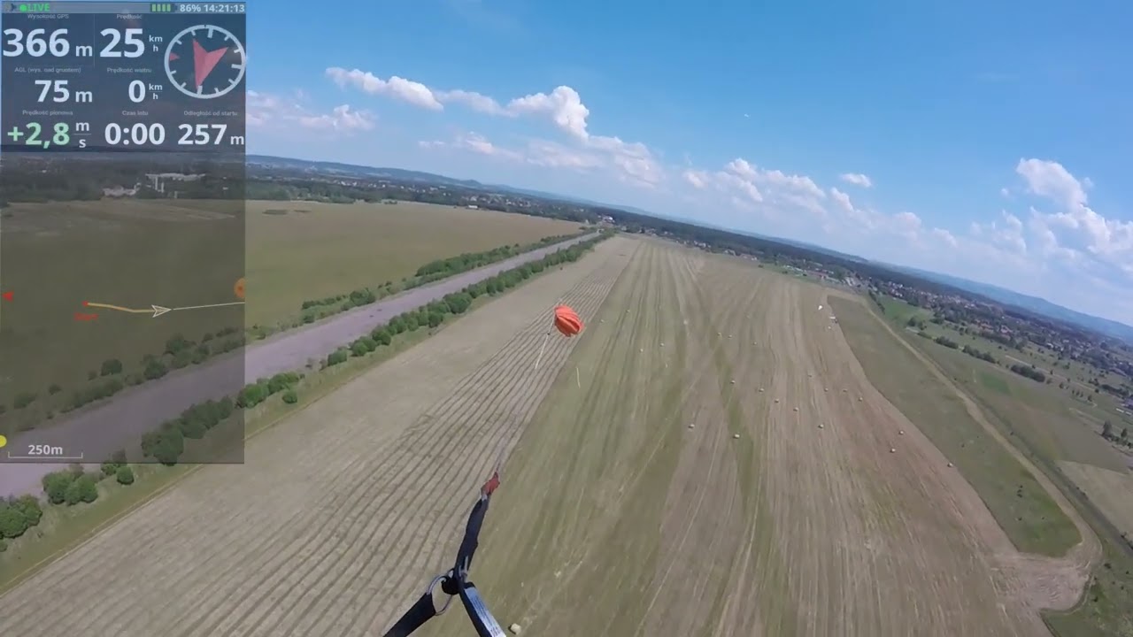 DIY self electric paragliding winch - test3 ( long line )