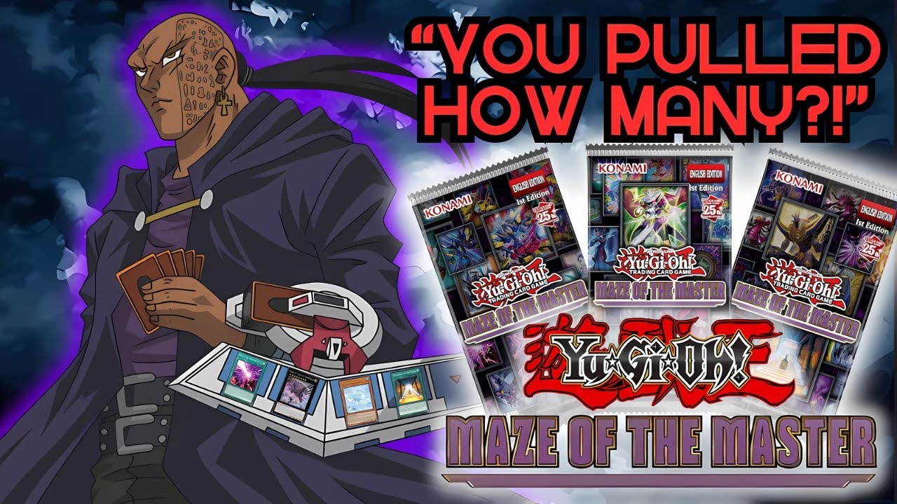 INSANE Maze Of The Master Yugioh Box Opening