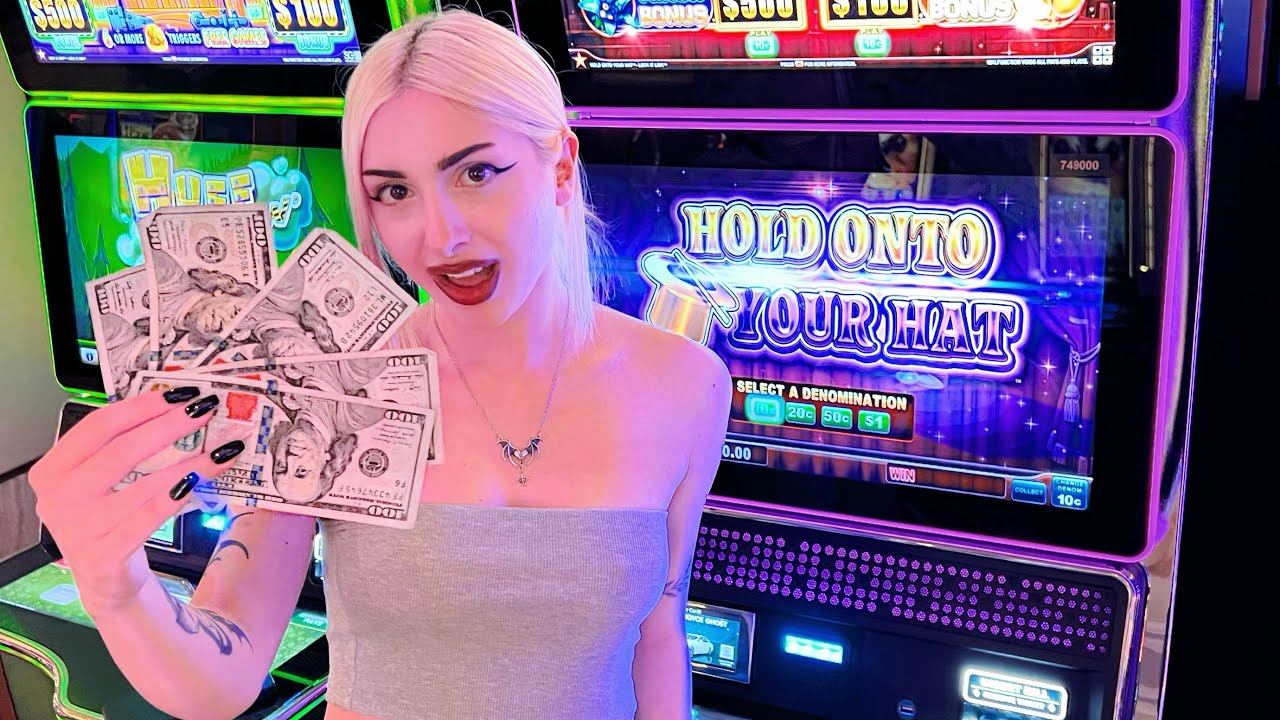 Girl puts $800 into Hold Onto Your Hat and won THIS!!