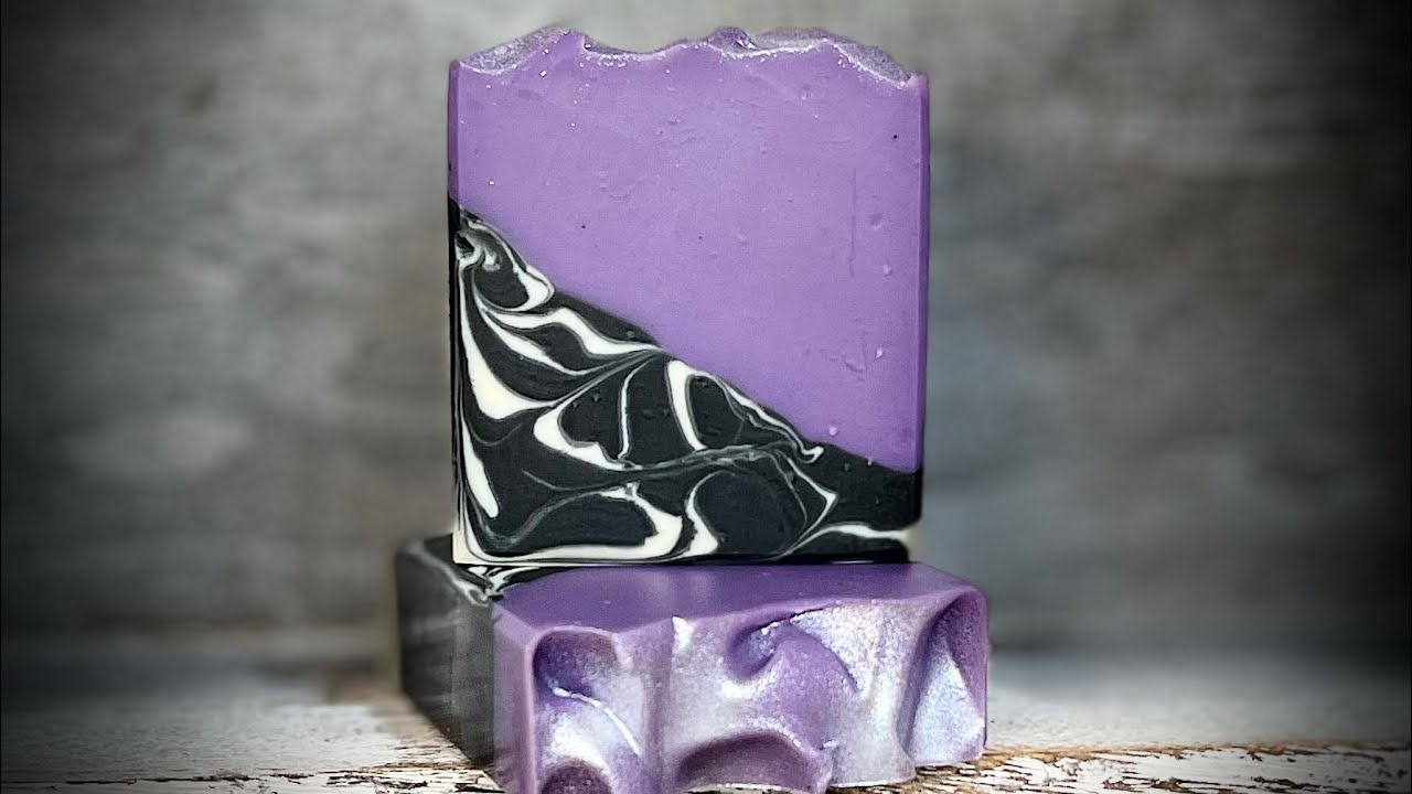 Cold Process Soap Making “Spiderwebs”