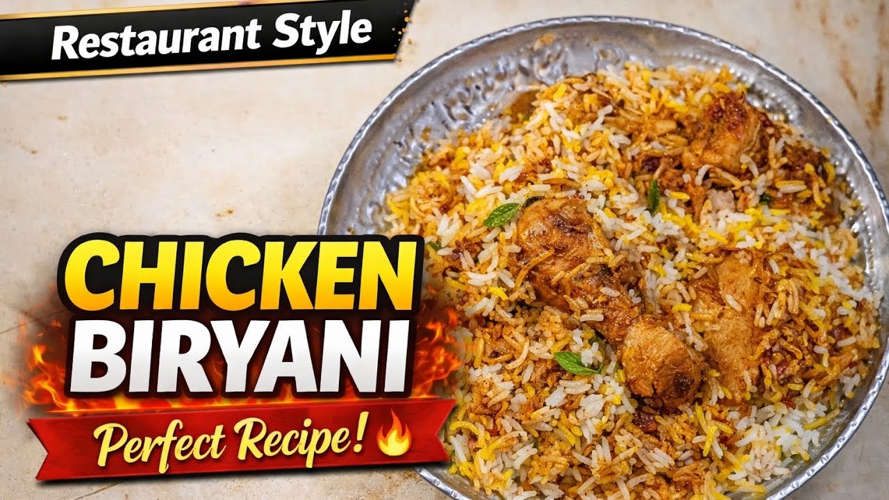 Step by Step Chicken Biryani Recipe for Beginners