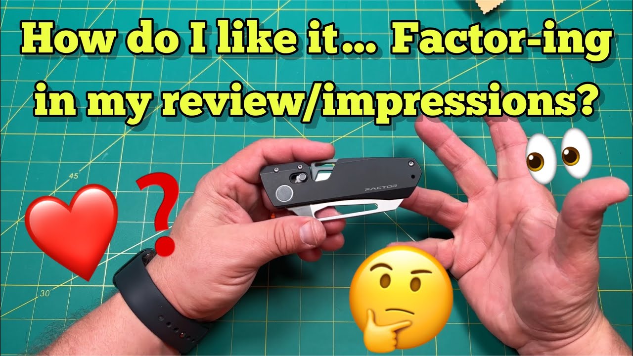 I’m really attracted to this review/impression of a cool Winter Blade Co Factor knife… cool design?