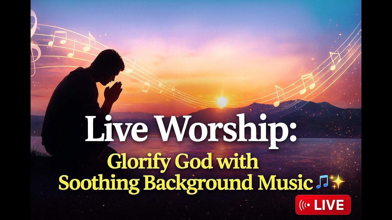 Live Worship: Glorify God with Soothing Background Music 🎵✨