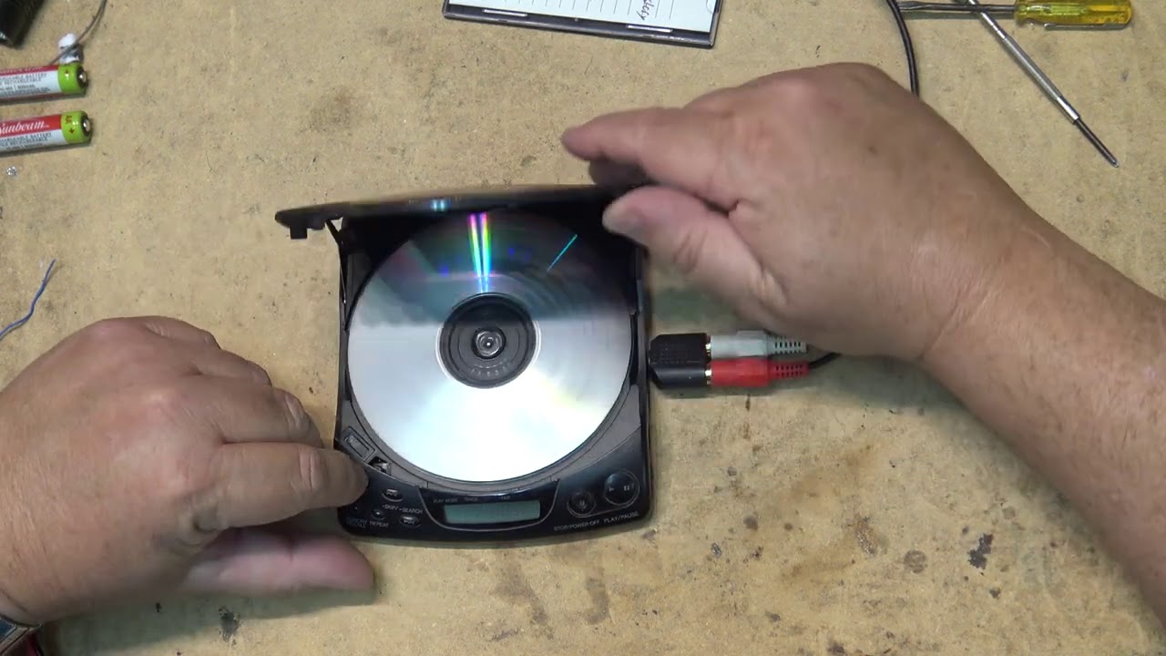 Panasonic SL-NP500 portable cd player no play lets fix it