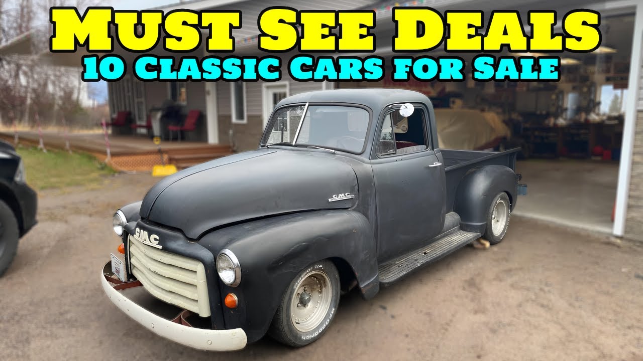 Must See Deals 10 Classic Cars for Sale on Craigslist | Restoration Project & Ready To Drive