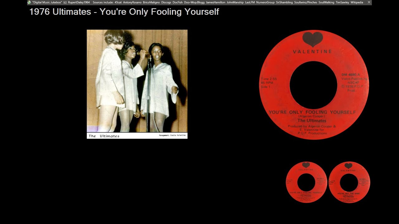1976 SLOW: The Ultimates - You're Only Fooling Yourself [VALENTINE DM4690]