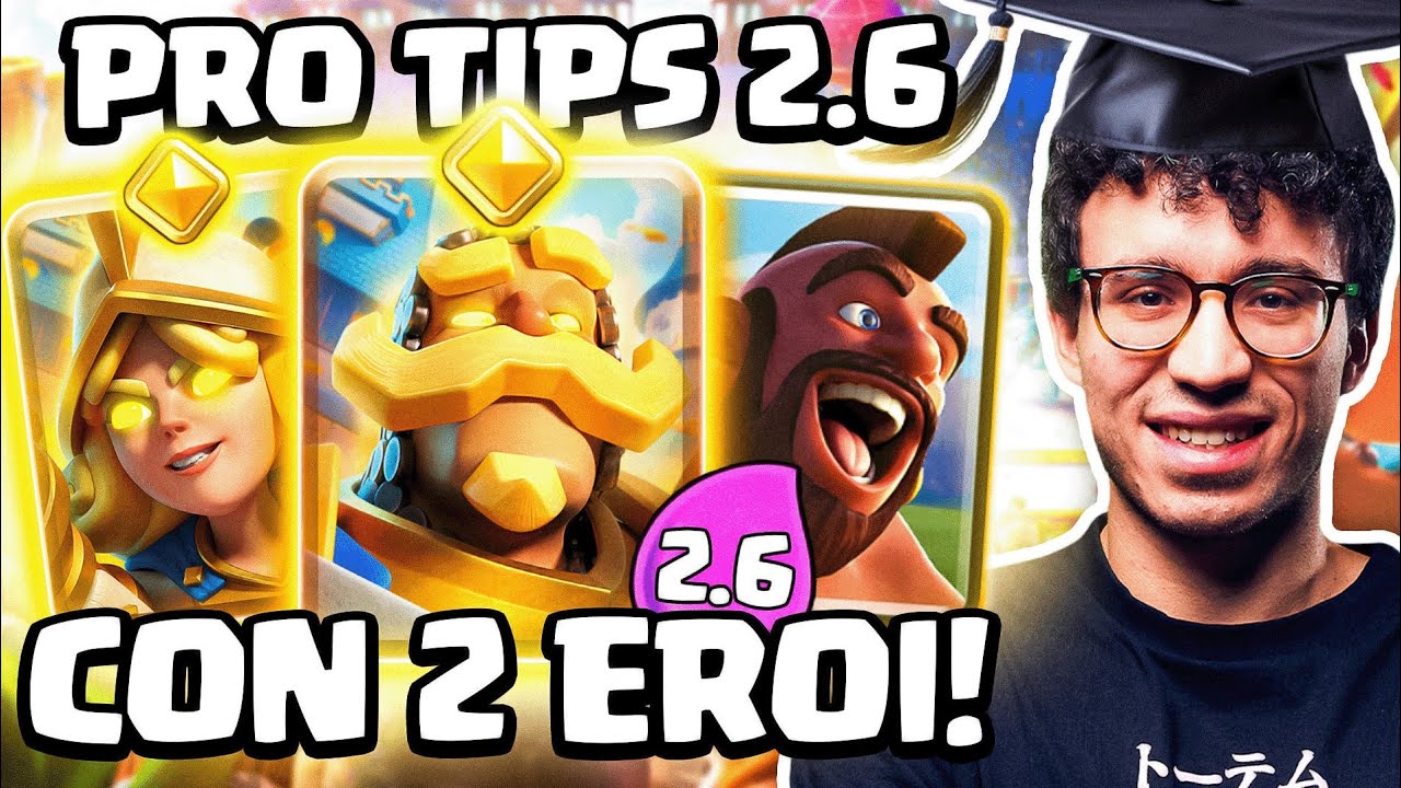 PRO TIPS CHIAVE HOG 2.6 CON CAVA E MOSCHETTIERE EROE! - CLASH ROYALE ITA